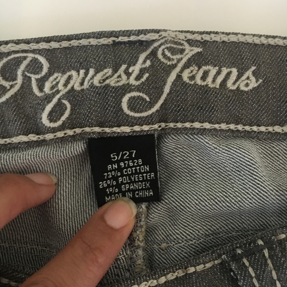 Request Jean Rock and Roll grey jeans - Picture 4 of 7